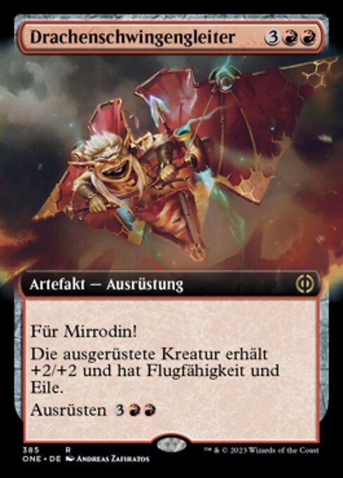 Drachenschwingengleiter XONE-385 Rare Near Mint Deutsch