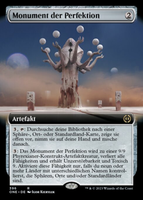 Monument der Perfektion XONE-396 Rare Near Mint Deutsch