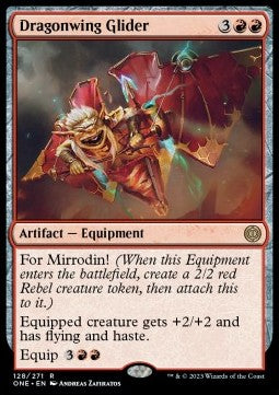 Dragonwing Glider ONE-128 Rare Near Mint Englisch