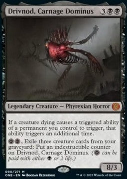Drivnod, Dominus des Gemetzels ONE-90 Mythic Near Mint Englisch