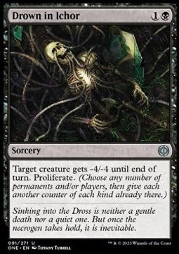 Ertrinken in Wundsekret ONE-91 Uncommon Near Mint Englisch Foil
