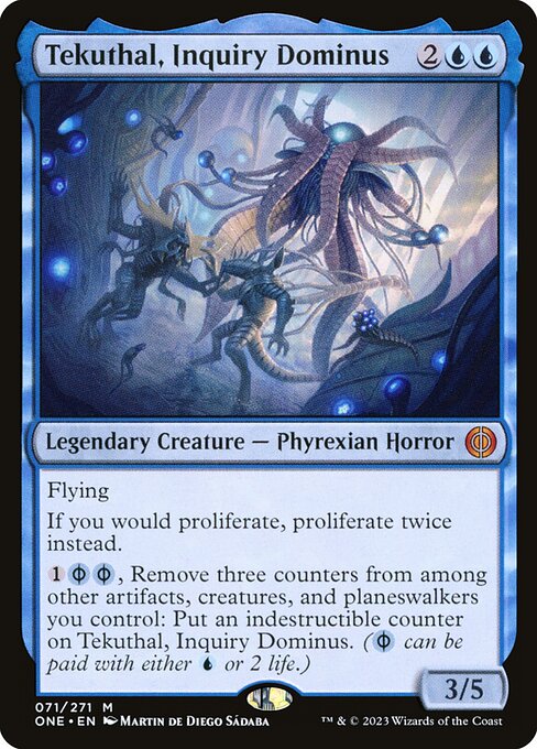 Tekuthal, Inquiry Dominus ONE-71 Mythic Near Mint Englisch Foil