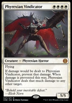Phyrexianische Verfechterin ONE-27 Mythic Near Mint Deutsch Foil