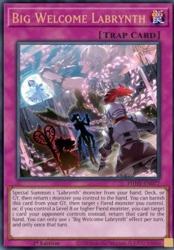 Großes Willkommens-Labrynth PHHY-077 Ultra Rare Excellent Deutsch 1. Auflage