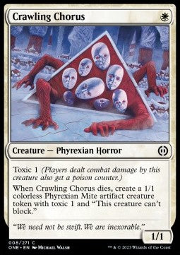 Kriechender Chor ONE-8 Common Near Mint Deutsch Foil