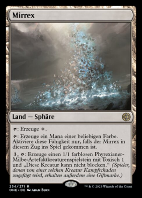 Mirrex ONE-254 Rare Excellent Deutsch Foil