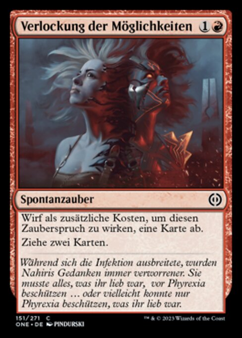 Verlockung der Möglichkeiten ONE-151 Common Near Mint Deutsch Foil