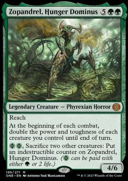 Zopandrel, Hunger Dominus ONE-195 Mythic Near Mint Englisch Foil