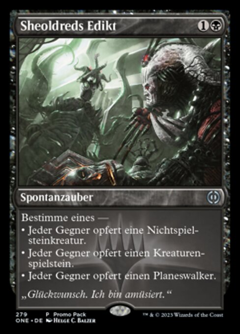 Sheoldreds Edikt PONE-279 Uncommon Near Mint Deutsch