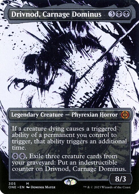 Drivnod, Carnage Dominus XONE-305 Mythic Near Mint Englisch