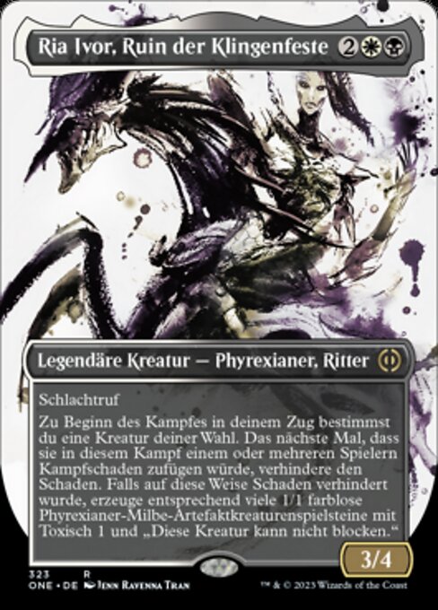 Ria Ivor, Ruin der Klingenfeste (V.1) XONE-323 Rare Near Mint Deutsch Foil