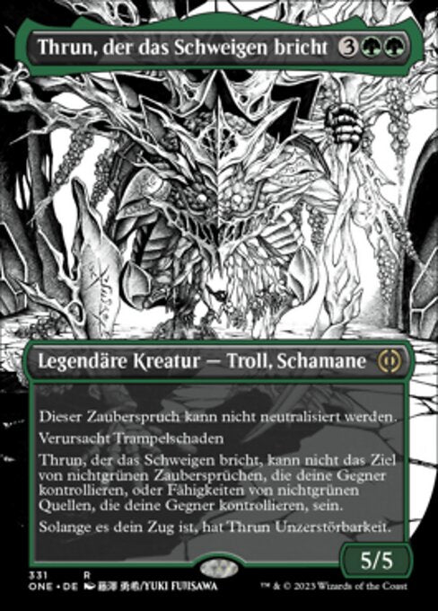 Thrun, der das Schweigen bricht (V.1) XONE-331 Rare Near Mint Deutsch Foil