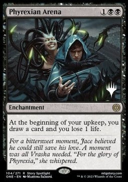 Phyrexian Arena PONE-104 Rare Near Mint Englisch Foil