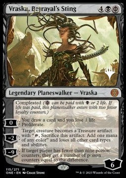 Vraska, Stachel des Verrats (V.2) PONE-115 Mythic Excellent Deutsch
