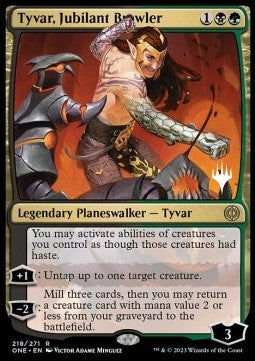 Tyvar, freudiger Raufbold (V.2) PONE-218 Rare Near Mint Englisch Foil