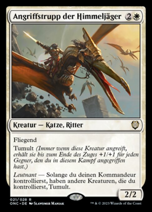 Skyhunter Strike Force ONC-21 Rare Near Mint Deutsch