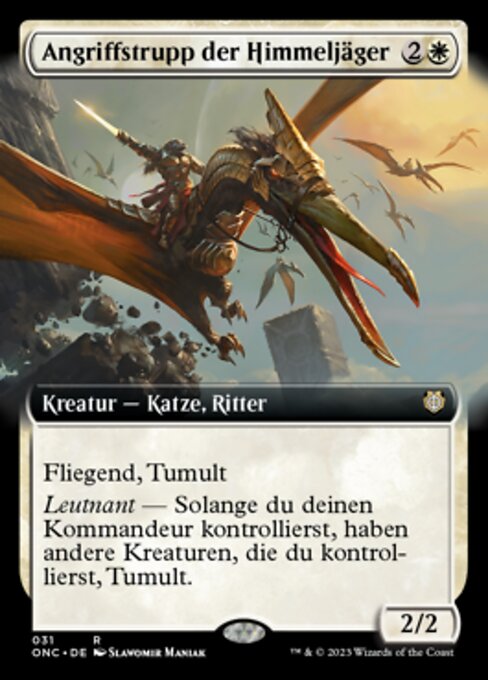 Angriffstrupp der Himmeljäger XONC-31 Rare Near Mint Deutsch