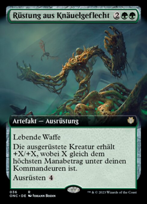 Rüstung aus Knäuelgeflecht XONC-36 Rare Near Mint Deutsch