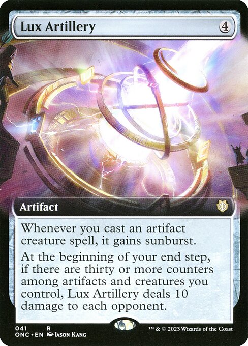Lux Artillery XONC-41 Rare Near Mint Englisch Foil