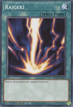 Raigeki SDBT-025 Common Light Played Deutsch 1. Auflage
