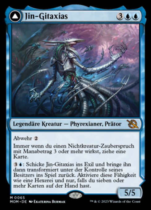 Jin-Gitaxias // The Great Synthesis MOM-65 Mythic Near Mint Deutsch