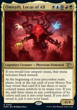 Omnath, Locus of All MOM-249 Rare Excellent Englisch Foil