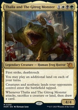 Thalia and The Gitrog Monster MOM-255 Mythic Excellent Englisch Foil
