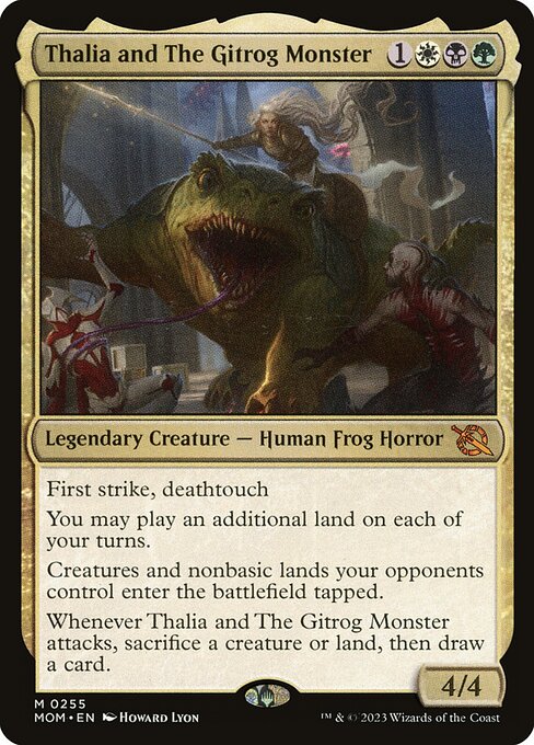 Thalia and The Gitrog Monster MOM-255 Mythic Excellent Englisch Foil