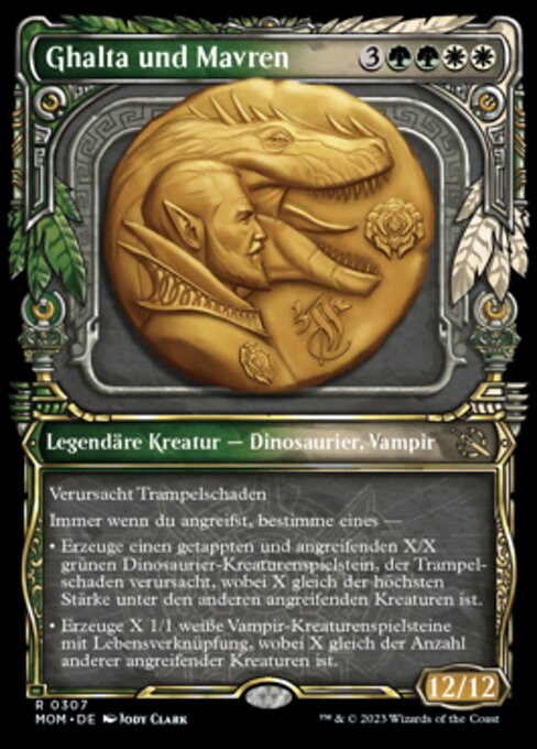 Ghalta und Mavren XMOM-307 Rare Near Mint Deutsch Foil