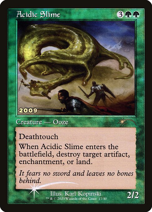 Acidic Slime 30C-2009 Rare Near Mint Englisch Foil