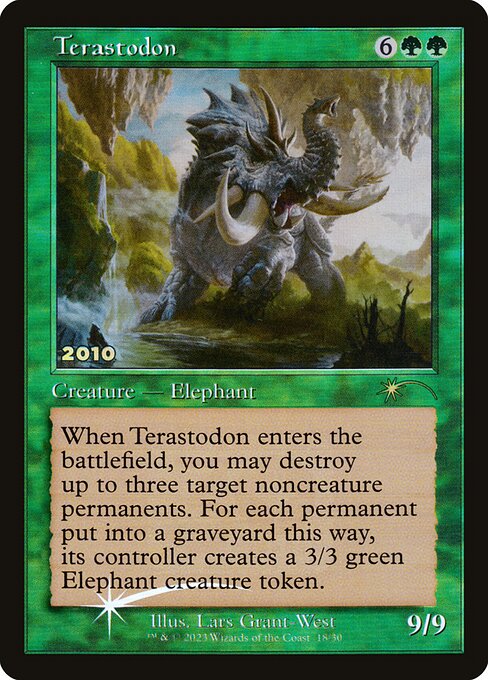 Terastodon 30C-2010 Rare Near Mint Englisch Foil