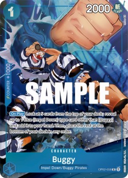 Buggy (OP02-058) (V.2) OP02 Alternate Art Excellent Englisch