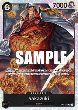 Sakazuki (OP02-099) (V.1) OP02 Super Rare Good Englisch