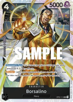 Borsalino (OP02-114) (V.1) OP02 Super Rare Excellent Englisch