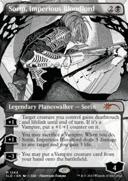 Sorin, gebieterischer Blutfürst SLDWPNM-1244 Mythic Near Mint Englisch Foil