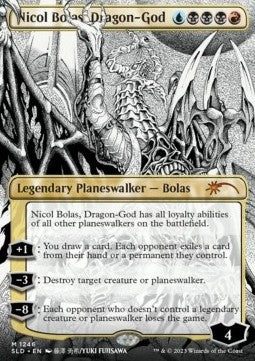 Nicol Bolas, Dragon-God SLDWPNM-1246 Mythic Near Mint Englisch Foil