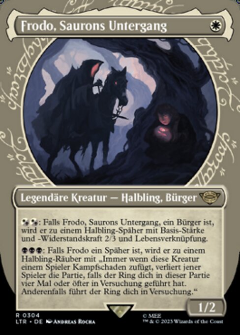 Frodo, Saurons Untergang (V.1) XLTR-304 Rare Near Mint Deutsch