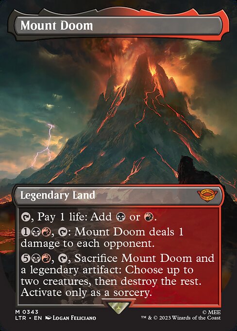 Mount Doom XLTR-343 Mythic Near Mint Englisch