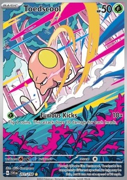 Toedscool SVI-201 Illustration Rare Near Mint Englisch