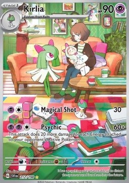 Kirlia SVI-212 Illustration Rare Good Deutsch