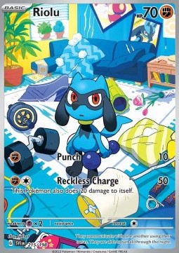 Riolu SVI-215 Illustration Rare Good Deutsch