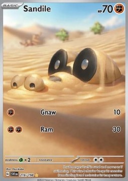 Sandile SVI-216 Illustration Rare Excellent Englisch