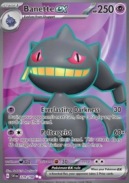 Banette ex SVI-229 Ultra Rare Excellent Deutsch