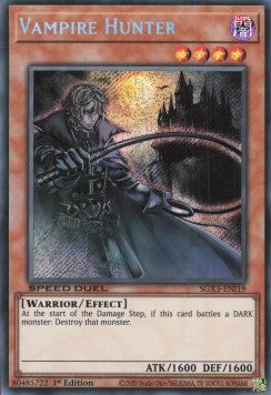 Vampirjäger (V.2) SGX3-I19 Secret Rare Near Mint Deutsch 1. Auflage