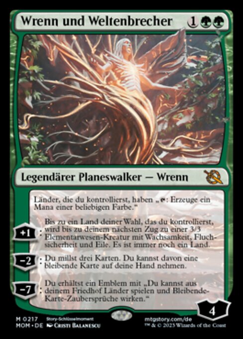 Wrenn und Weltenbrecher MOM-217 Mythic Near Mint Deutsch
