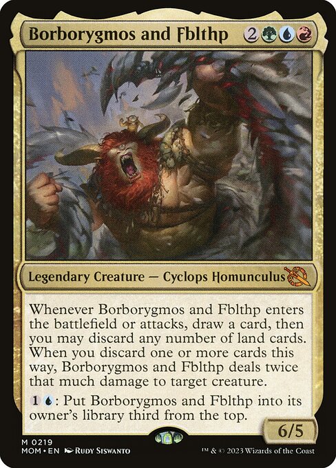 Borborygmos and Fblthp MOM-219 Mythic Excellent Englisch
