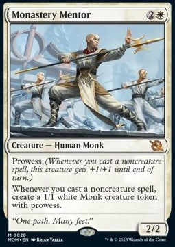 Monastery Mentor MOM-28 Mythic Near Mint Englisch Foil
