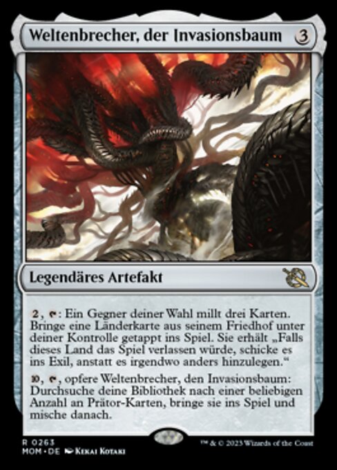 Weltenbrecher, der Invasionsbaum MOM-263 Rare Excellent Deutsch