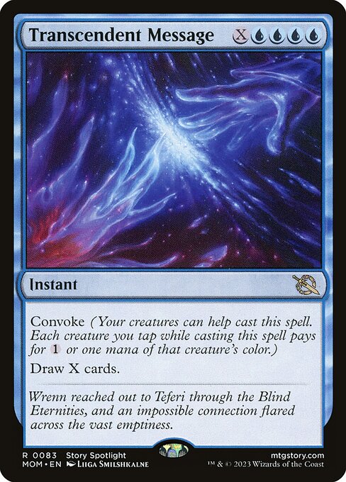 Transcendent Message MOM-83 Rare Excellent Englisch Foil