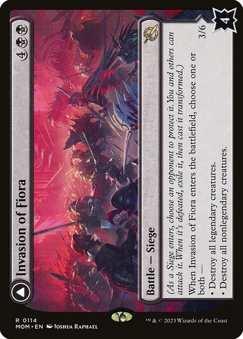 Invasion of Fiora // Marchesa, Resolute Monarch MOM-114 Rare Excellent Englisch
